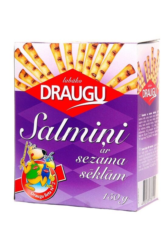Salmiņi ar sezamu, 150g