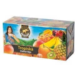 Melnā tēja MOŽUMS Tropiskie augļi, 20x1.5g