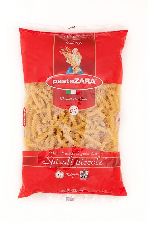 Makaroni spirāles PASTA ZARA Nr.64, 5kg