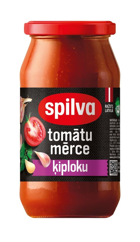 Tomātu mērce SPILVA Ķiploku, 510g