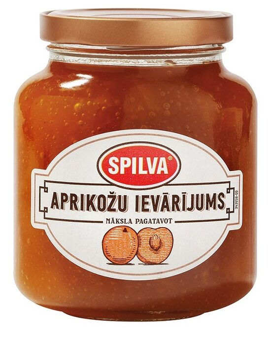 Aprikožu ievārījums SPILVA, 430g