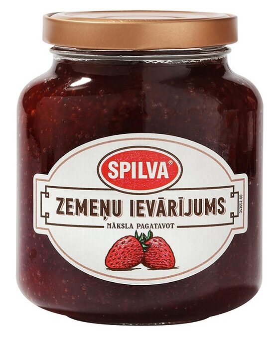 Zemeņu ievārījums SPILVA, 362ml