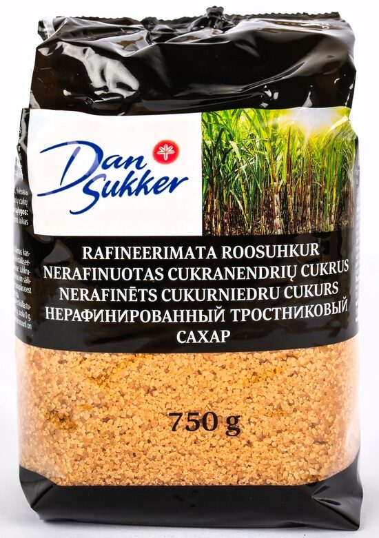 Brūnais niedru cukurs DAN SUKKER, 750g