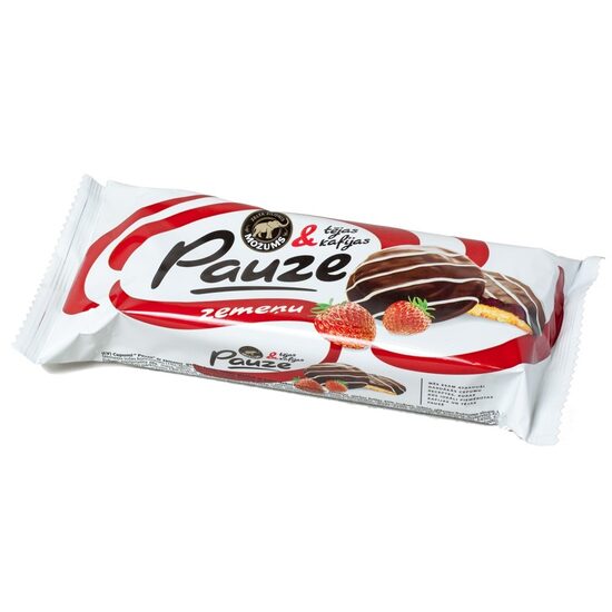 Cepumi PAUZE ar zemeņu marmelādi, 135g