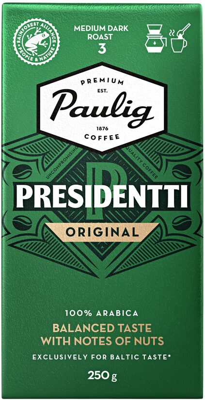 Paulig Presidentti malta kafija, 250g