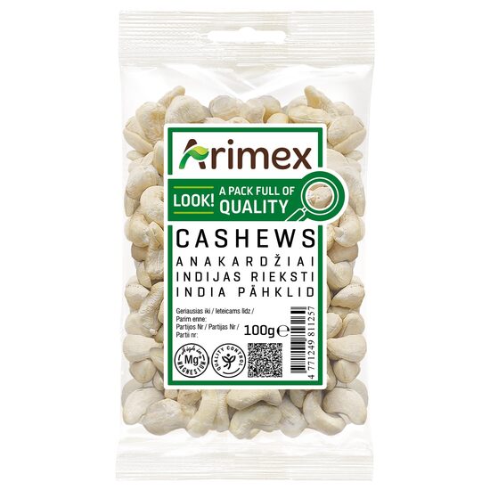 Indijas rieksti ARIMEX, 100g