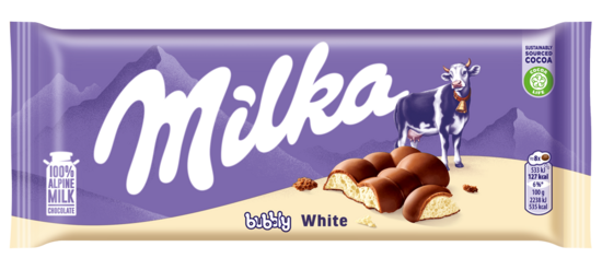 Milka Bubbly White 95g