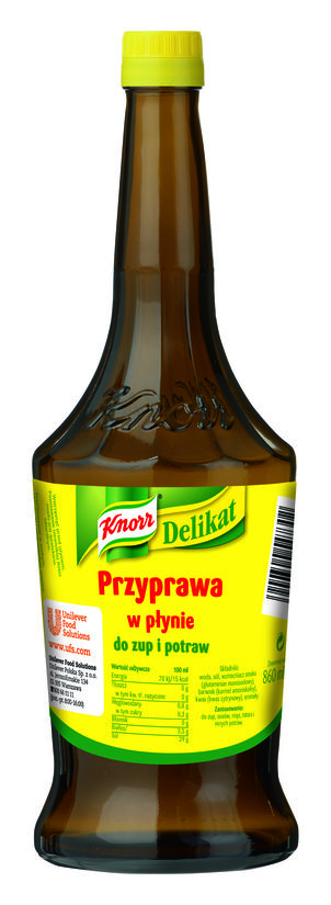 Universālā garšviela Delikat KNORR, šķidrā veidā, 860ml