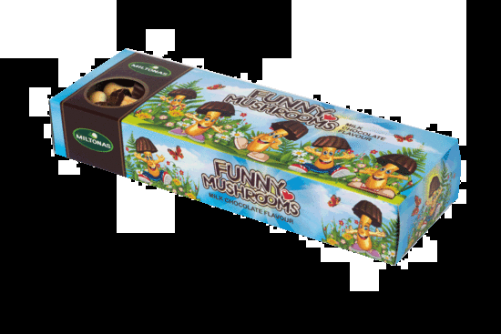 Jautrie sēņuki MILTONAS, 170g