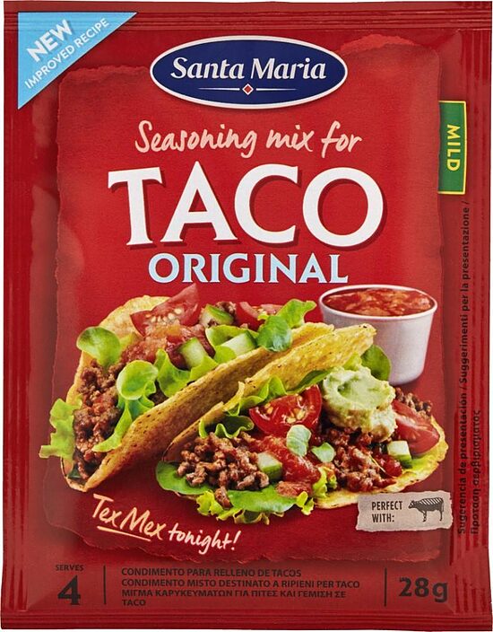Taco garšvielu maisījums 28 g, Santa Maria