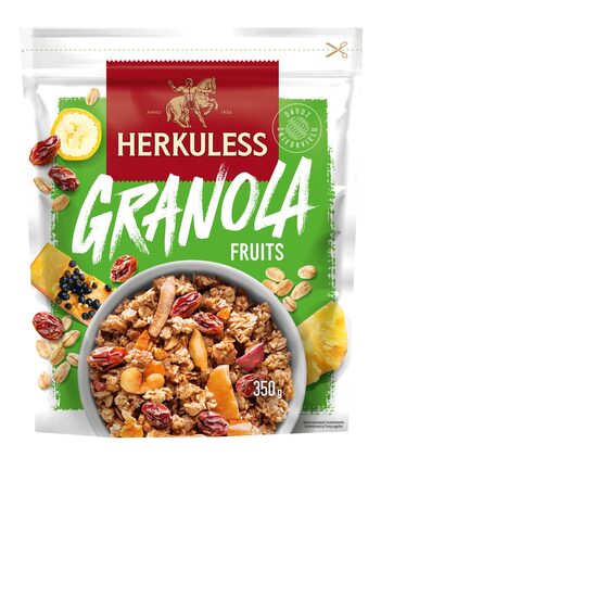 Granola HERKULESS grauzdēts ar augļiem, 350g