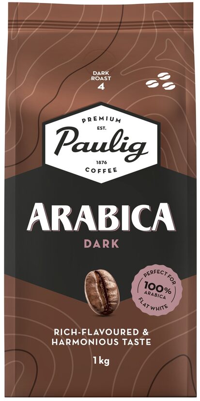 Paulig Arabica Dark pupiņas 1kg