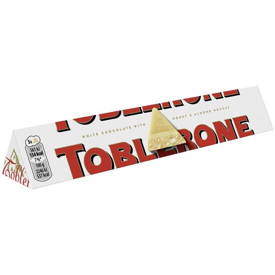 TOBLERONE baltā šokolāde, 100g