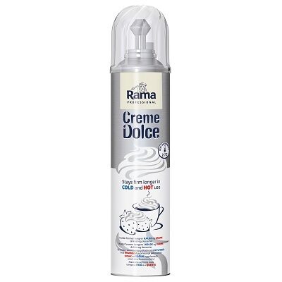 Creme Dolce piena un augu eļļu maisījums desertiem, 500 ml