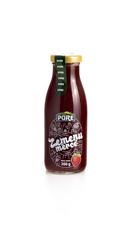 Zemeņu mērce PŪRE, 300g