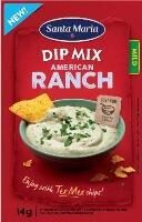 Dip mērces maisījums American ranch 14g, Santa Maria