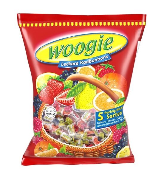 Košļājamās konfektes ar augļu garšu, 500g