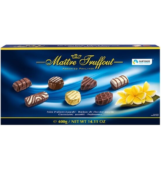Pralinē konfekšu kārba MAITRE TRUFFOUT,  400g