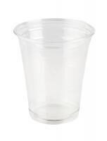 Glāzes PET 250ml, D78mm, H105mm, 0.3kg, 50 gab.