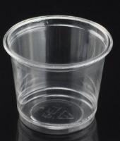 Glāzes PET desertam 200ml, D92mm, H70mm, 0.453kg, 50 gab.