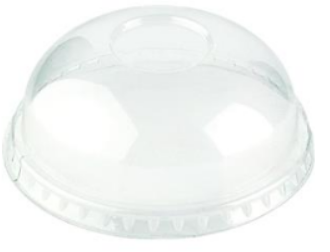 Vāki PET kupolu D92mm, bez cauruma, 0.186kg, 50 gab.
