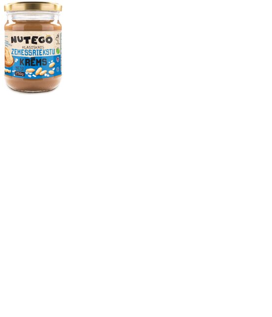 Zemesriekstu sviests NUTEGO krēmīgais, 250g