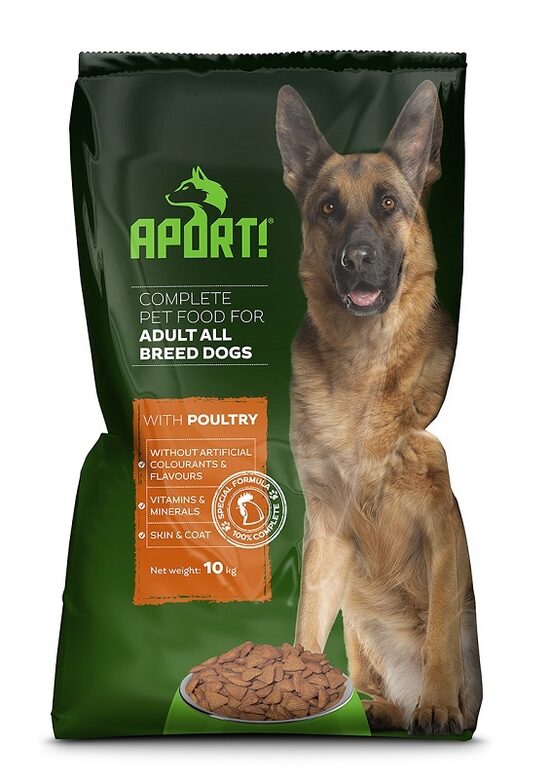 Suņu barība APORT ar mājputnu garšu, 10kg
