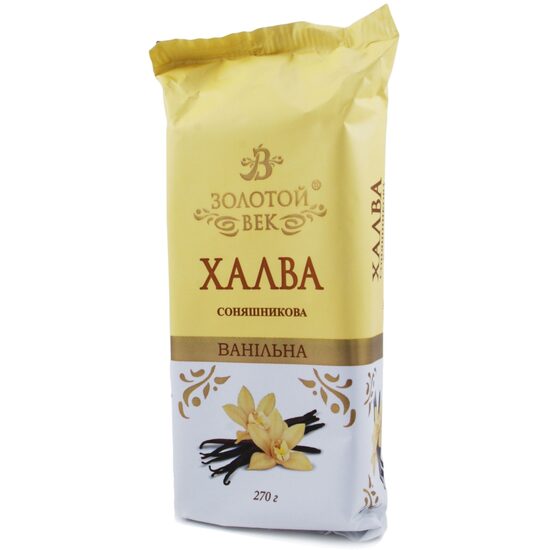 Saulespuķu halva ZOLOTOJ VEK vaniļas, 270g