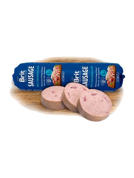 Suņu desa BRIT Premium , jērs ar vistu, 800g
