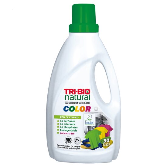 Līdzeklis krāsainas veļas mazgāšanai TRI-BIO, 1.42l