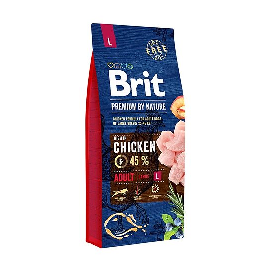 Sausā barība suņiem BRIT Premium Adult, 15kg