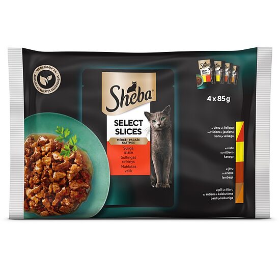 Sheba gaļas izlase 4x85g