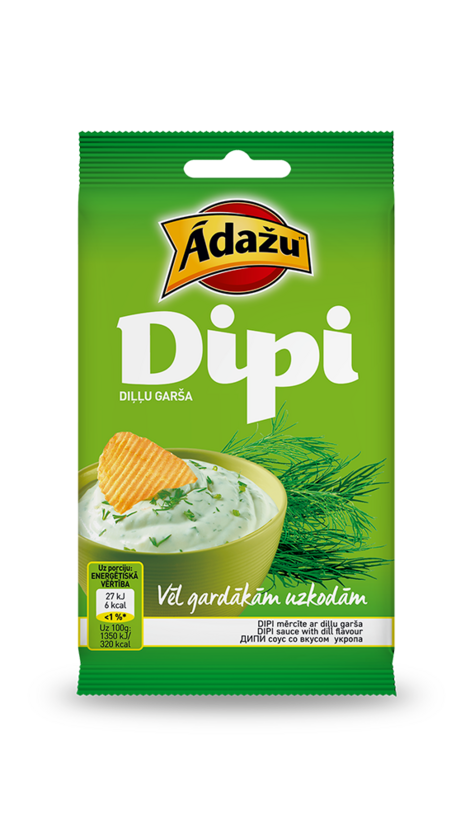Čipsi ĀDAŽU Dipi Dille, 16g