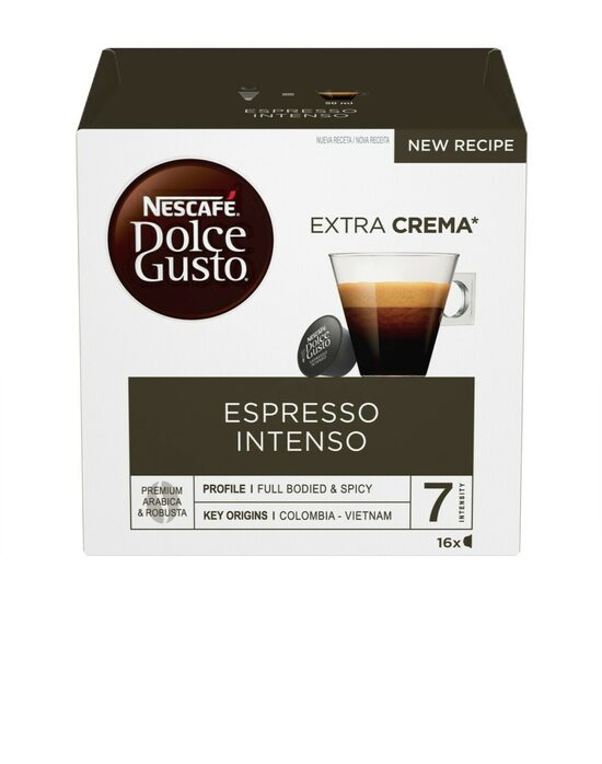 Kafijas kapsulas NESCAFE Dolce Gusto Espresso Intenso, 112g, 16gab