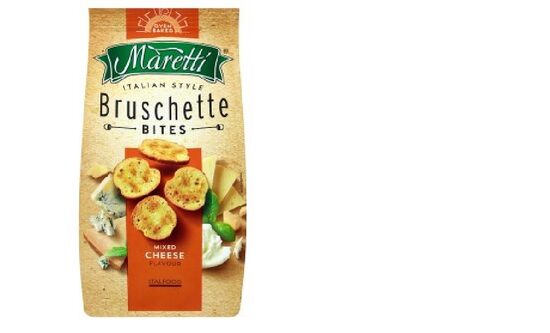 Ceptas sausmaizītes MARETTI ar dažādu sieru garšu, 70g