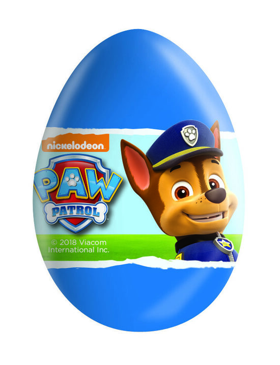 Šokolādes ola ZAINI Paw Patrol, 20g
