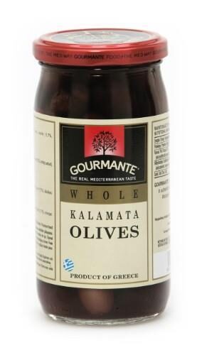Kalamata olīvas ar kauliņu GOURMANTE, 580ml/360g