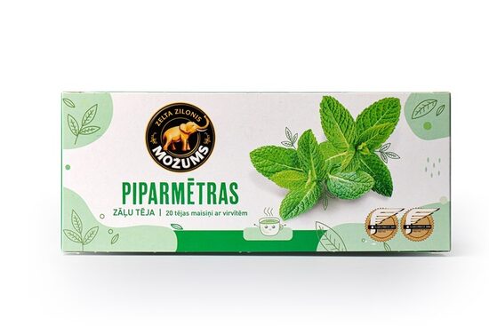 Tēja MOŽUMS Piparmētru ar virvīti, 20x1.5g