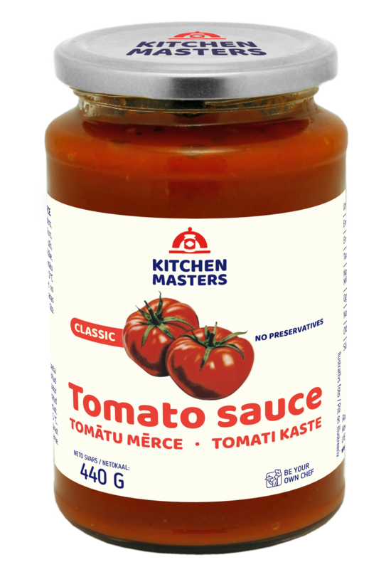Tomātu mērce klasiskā KITCHEN MASTERS, 440g