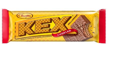 Vafeles KEX pildītas piena šokolādē, 60g