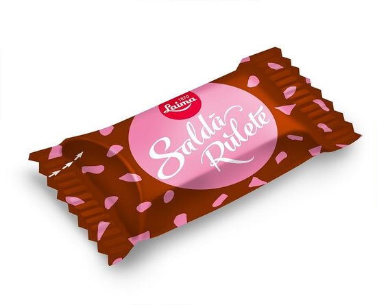 Šokolādes konfektes LAIMA Saldā rulete, 1kg