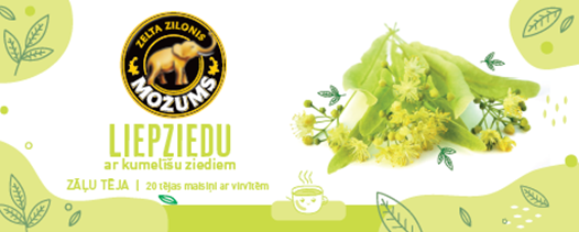 Zāļu tēja MOŽUMS Liepziedu, ar virvīti, 20x1.5g