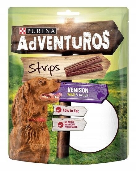 Suņu gardumi ADVENTUROS Strips, strēmeles, 90g
