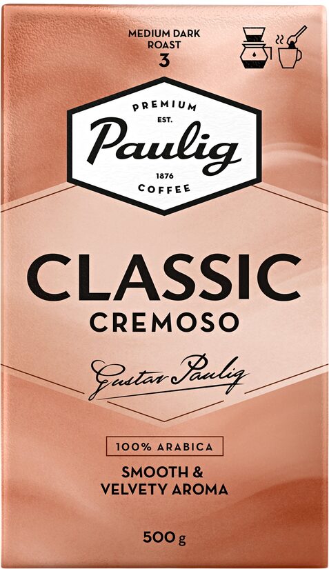 Paulig Classic Cremoso malta kafija, 500g