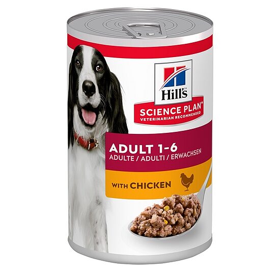 Konservi pieaugušiem suņiem HILL'S Canine, vista, 370g