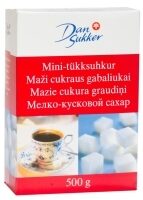 Baltais cukurs, mazie graudi DAN SUKKER, 500g