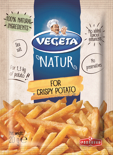 Garšvielu maisījums VEGETA Natur, kraukšķīgiem kartupeļiem, 20g