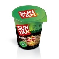 Ātri pagatavojamās nūdeles ar vistu SUN YAN Asian, 65g