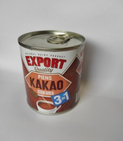 Iebiezināts piens EXPORT ar cukuru un kakao, 385 g
