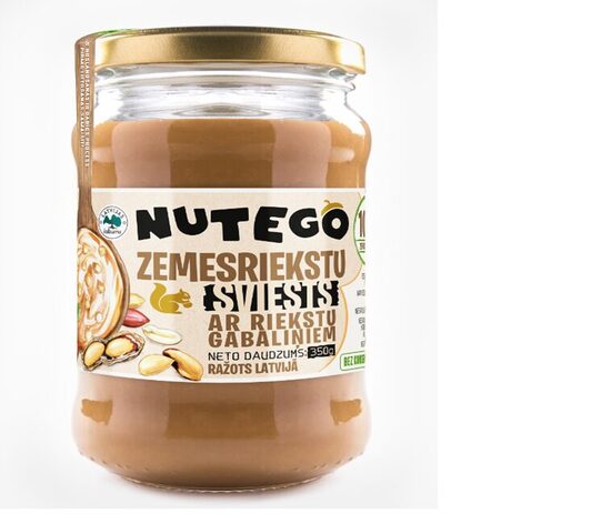 Zemesriekstu sviests NUTEGO 100%, 350g